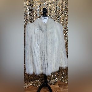 Norway fur: natural blue fox jacket